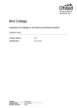 Bird College