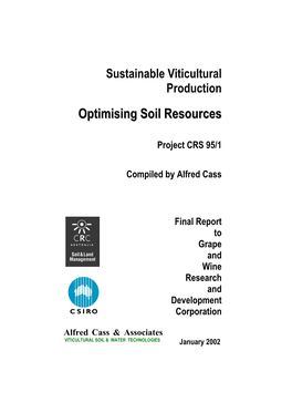 Soil and Water Management in Vineyards”