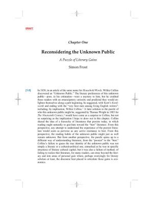 Reconsidering the Unknown Public