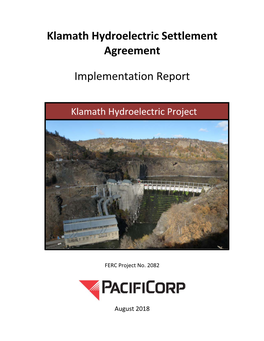 Klamath Hydroelectric Settlement Agreement