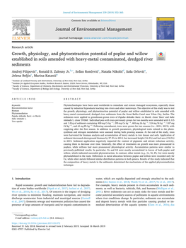 Growth, Physiology, and Phytoextraction Potential of Poplar and Willow Established in Soils Amended with Heavy-Metal Contaminate