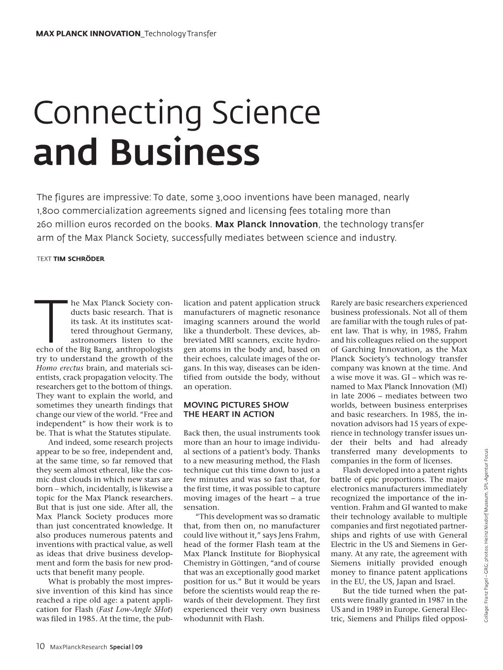 Connecting Science and Business