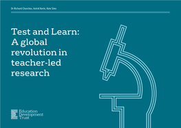 A Global Revolution in Teacher-Led Research Introduction 04