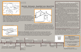 Ansel Adams Timeline