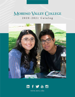Moreno Valley College 2020-21 Catalog
