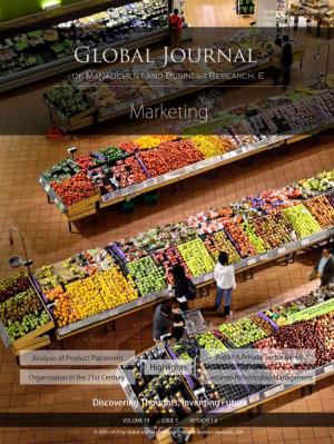 Global Journal of Management and Business Research: E Marketing