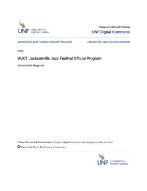 WJCT Jacksonville Jazz Festival Official Program