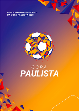 Regulamento Específico Da Copa Paulista 2020