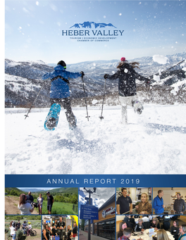 Annual Report 2019 Wasatch County Will Develop a Vibrant and Sustainable Economy