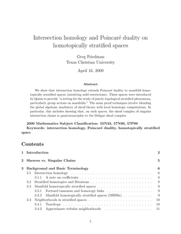 Intersection Homology and Poincaré Duality on Homotopically Stratified Spaces