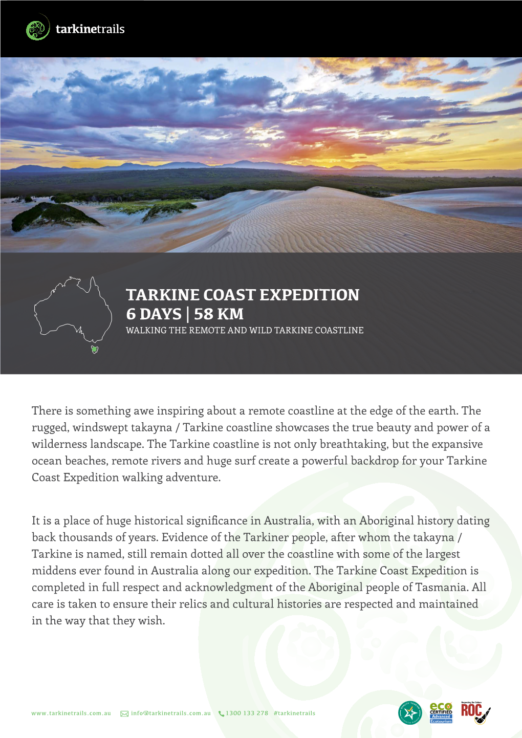 Tarkine Coast Expedition 6 Days | 58 Km Walking the Remote and Wild Tarkine Coastline