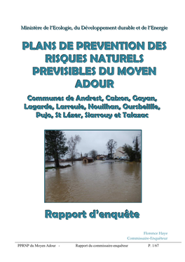 Plans De Prevention Des Risques Naturels Previsibles Du Moyen Adour