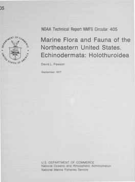 Marine Flora and Fauna of the Northeastern United States