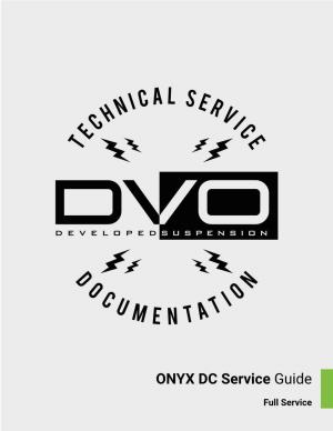 ONYX DC Service Guide