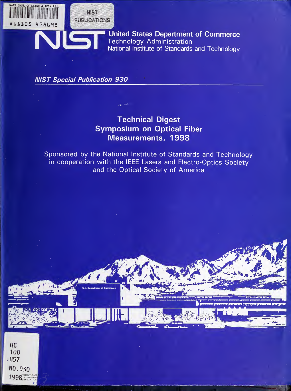 Symposium on Optical Fiber Measurements, 1998