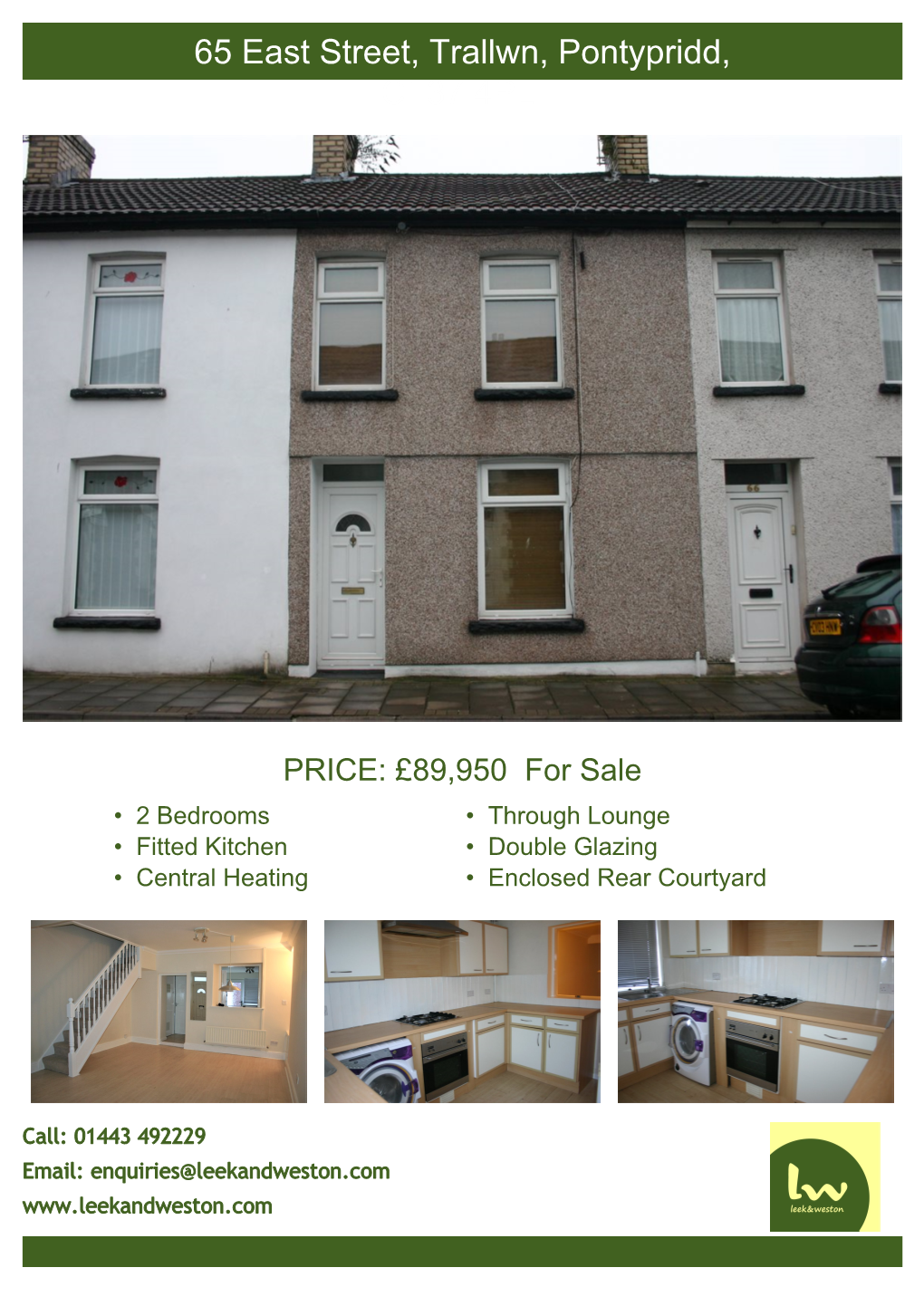 65 East Street, Trallwn, Pontypridd, CF37 4PL