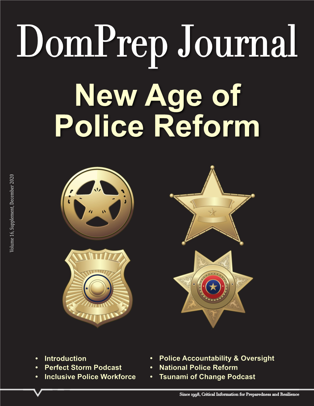 New Age of Police Reform Special Issue Reprint of Joseph W