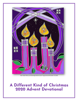 A Different Kind of Christmas 2020 Advent Devotional