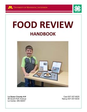 Food Review Handbook