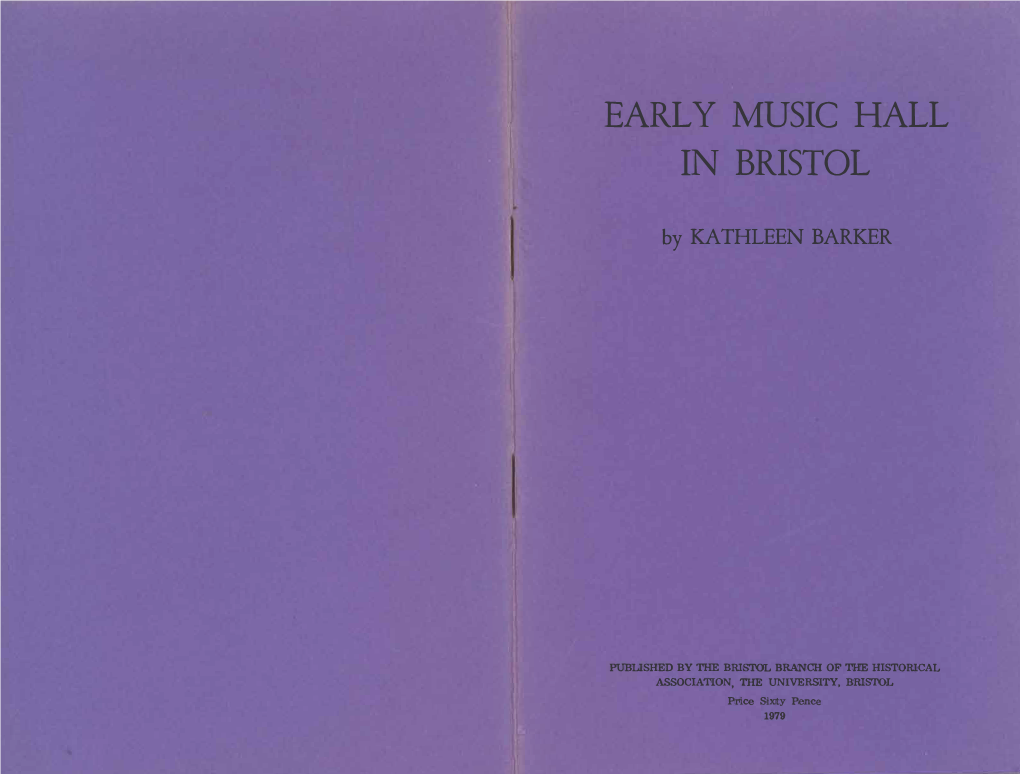 Early Music Hall in Bristol