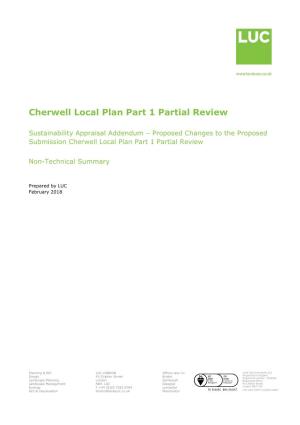 Cherwell Local Plan Part 1 Partial Review