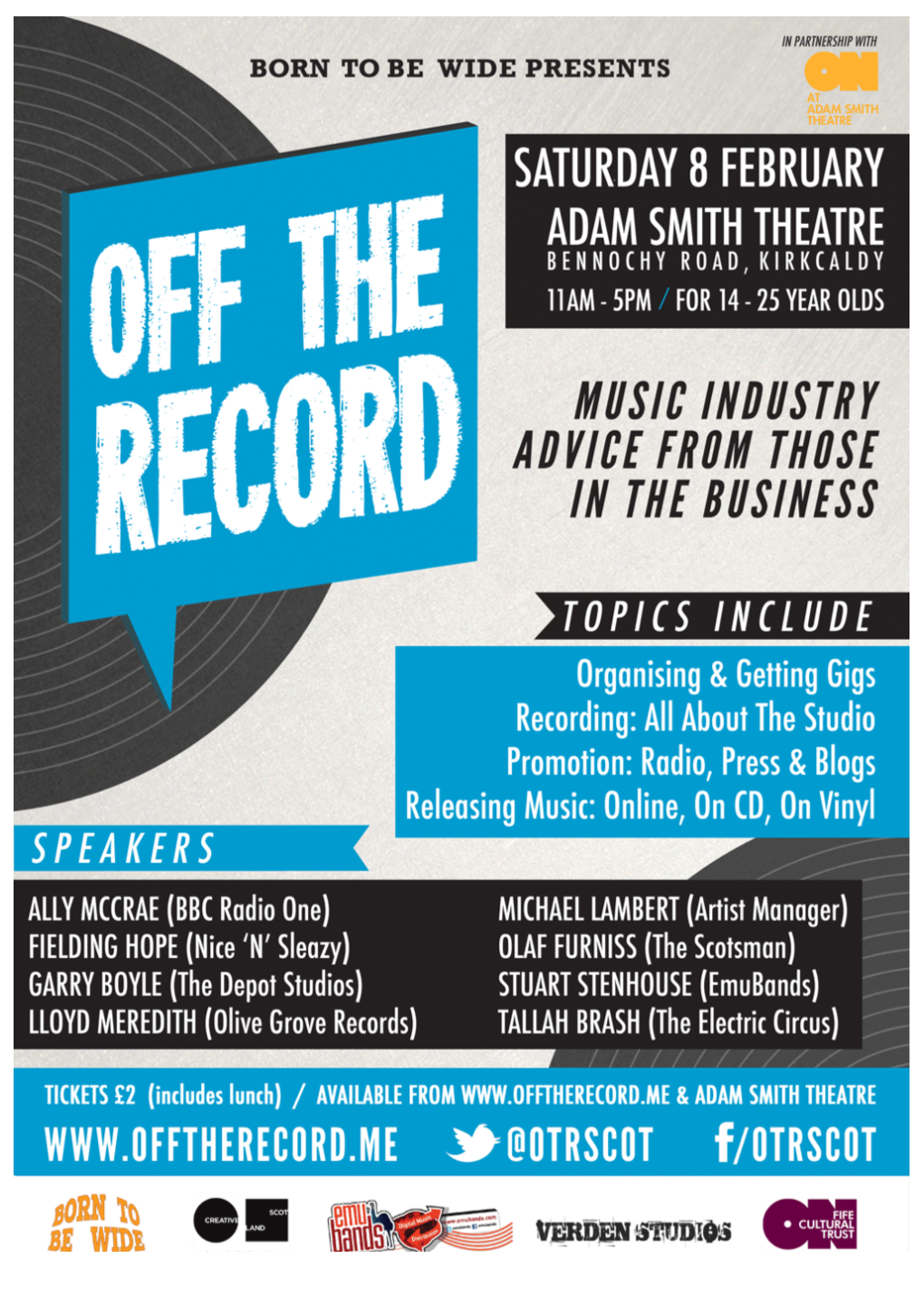 Otrscot Twitter: @Otrscot / #Offtherecord