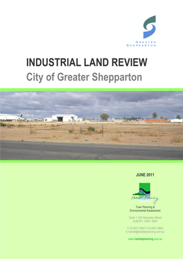 INDUSTRIAL LAND REVIEW City of Greater Shepparton