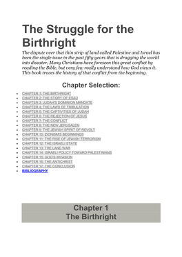 The Struggle for the Birthright