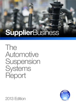 The Automotive Suspension Systems Report Supplierbusiness