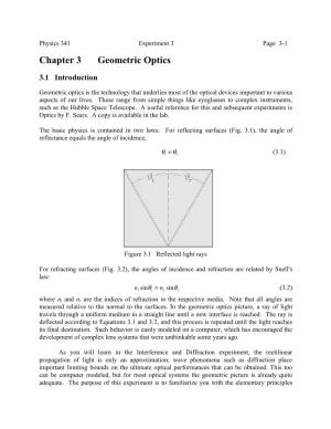 Chapter 3 Geometric Optics