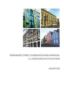 Bermondsey Street Conservation Area Appraisal Part 1