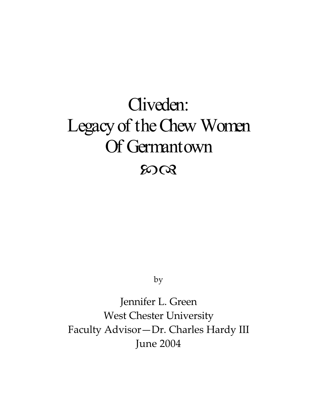 Legacy of Chew Women