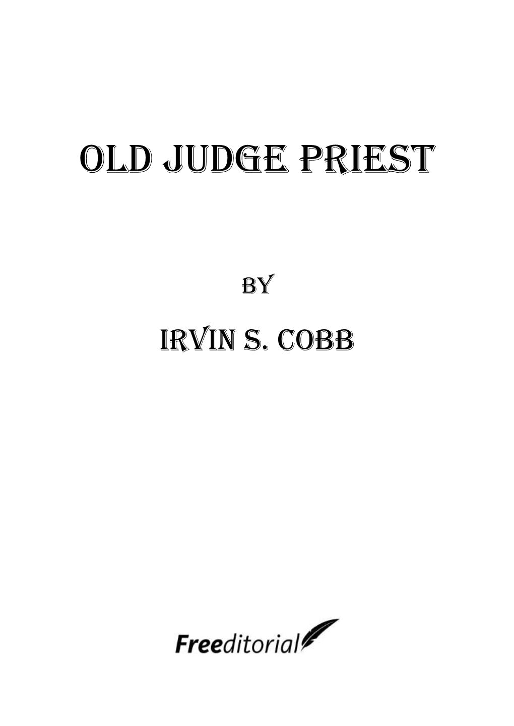 Old Judge Priest