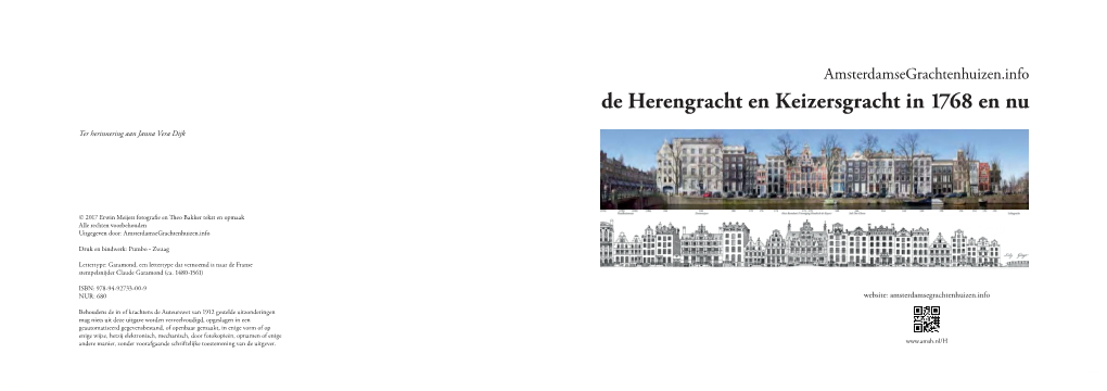 De Herengracht En Keizersgracht in 1768 En Nu