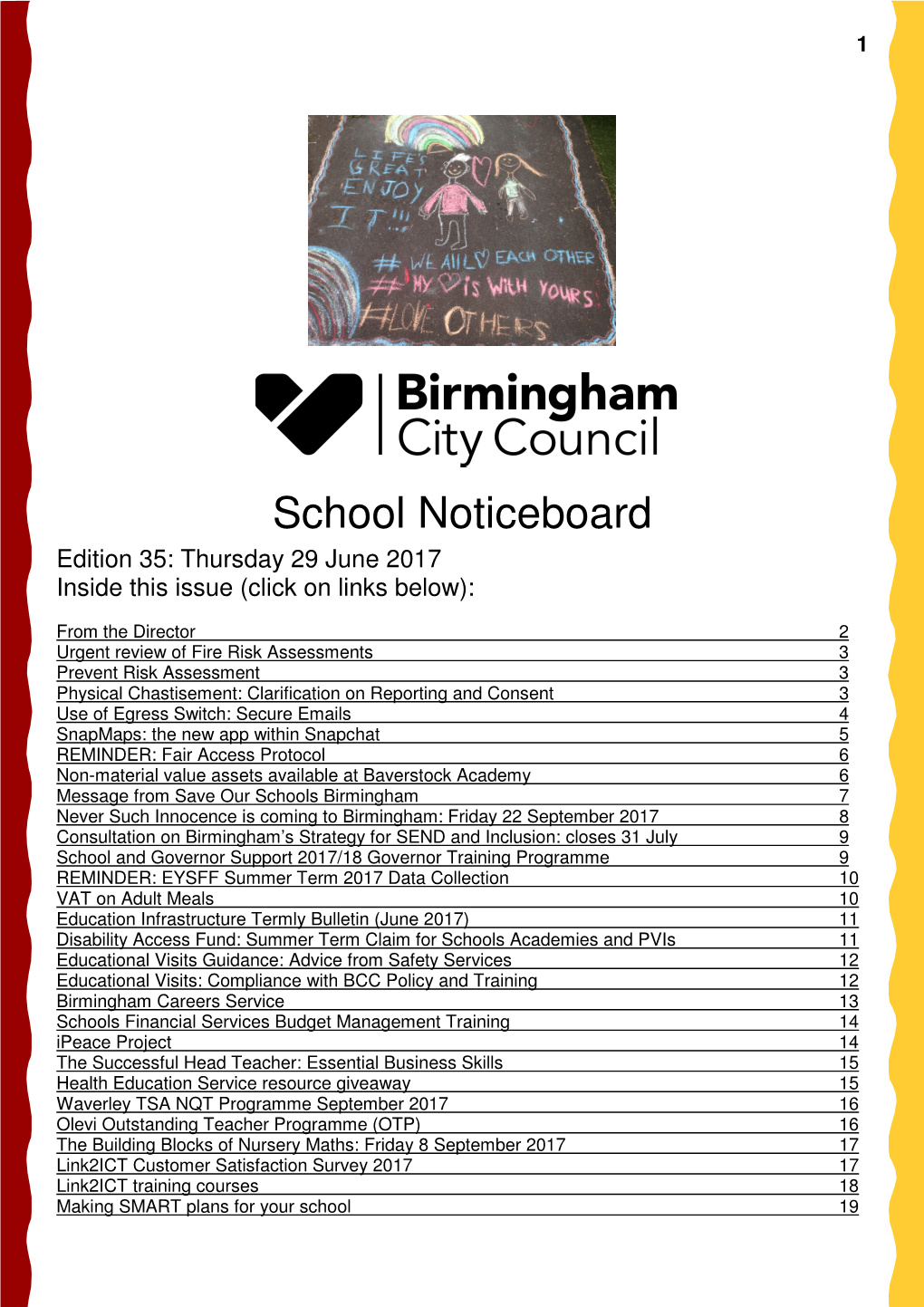 School Noticeboard