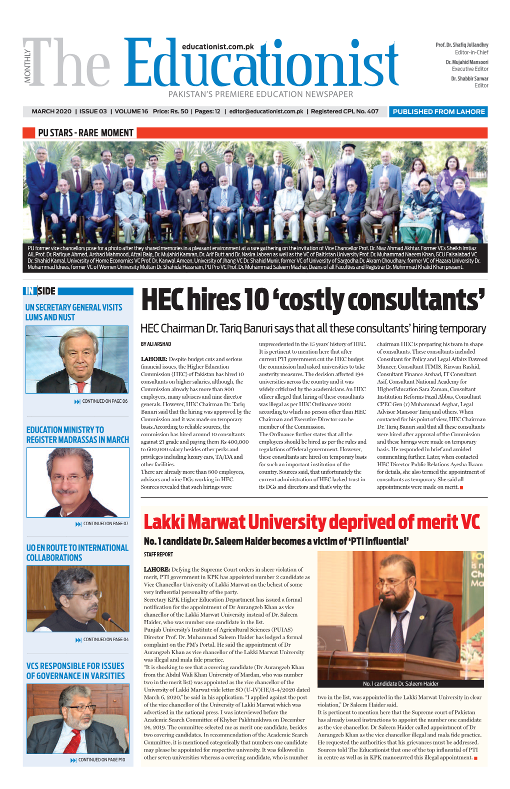HEC Hires 10 'Costly Consultants'