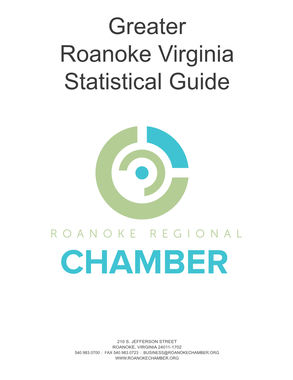 Greater Roanoke Virginia Statistical Guide