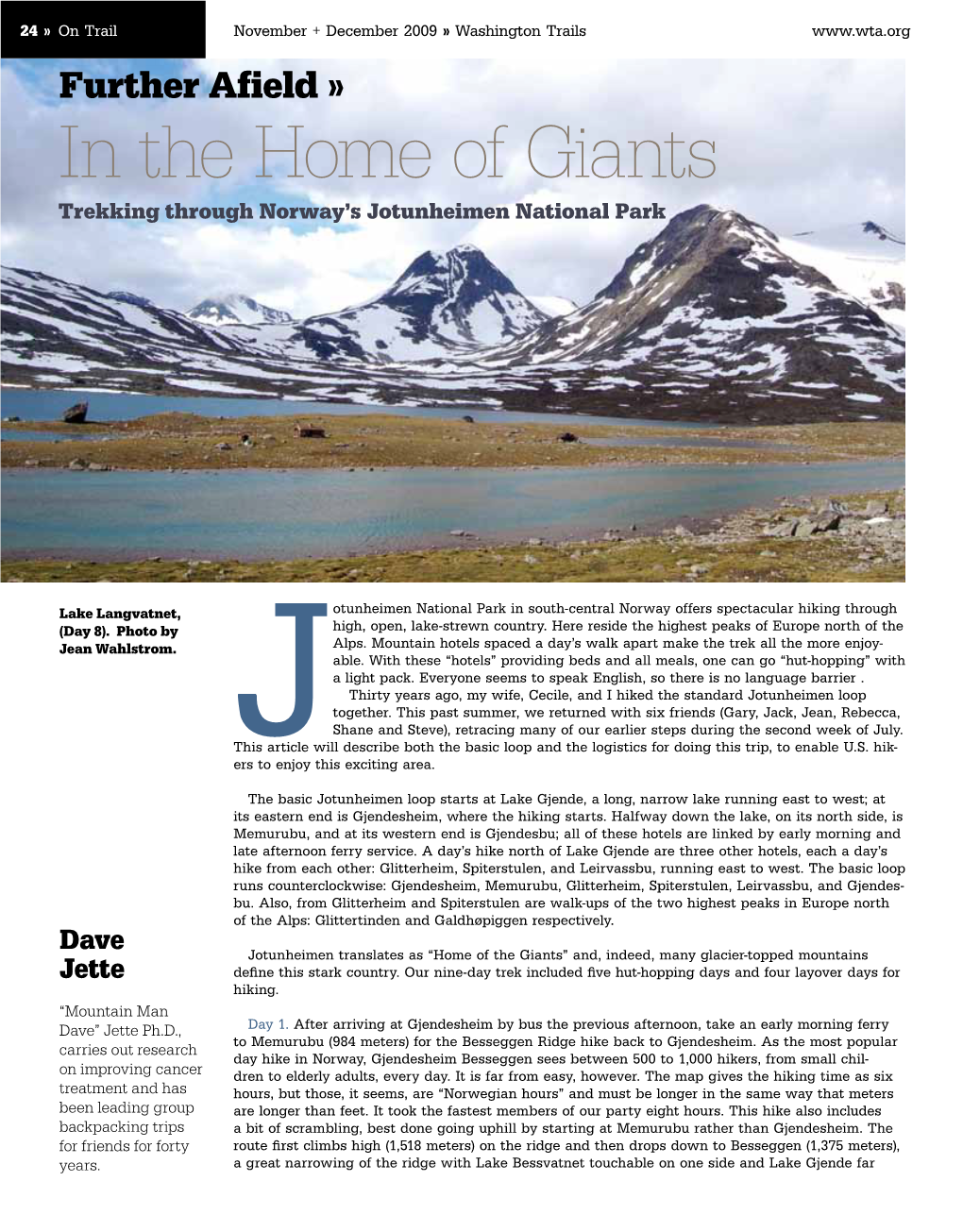 In the Home of Giants Trekking Through Norway’S Jotunheimen National Park