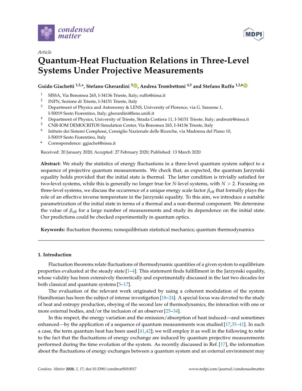 Quantum-Heat Fluctuation Relations in Three-Level Systems Under Projective Measurements