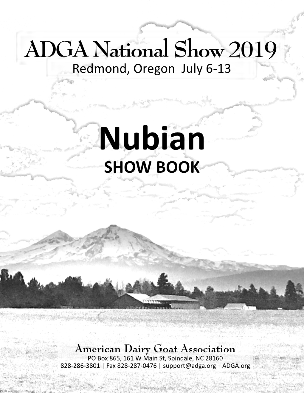 Nubian Show Book 2019