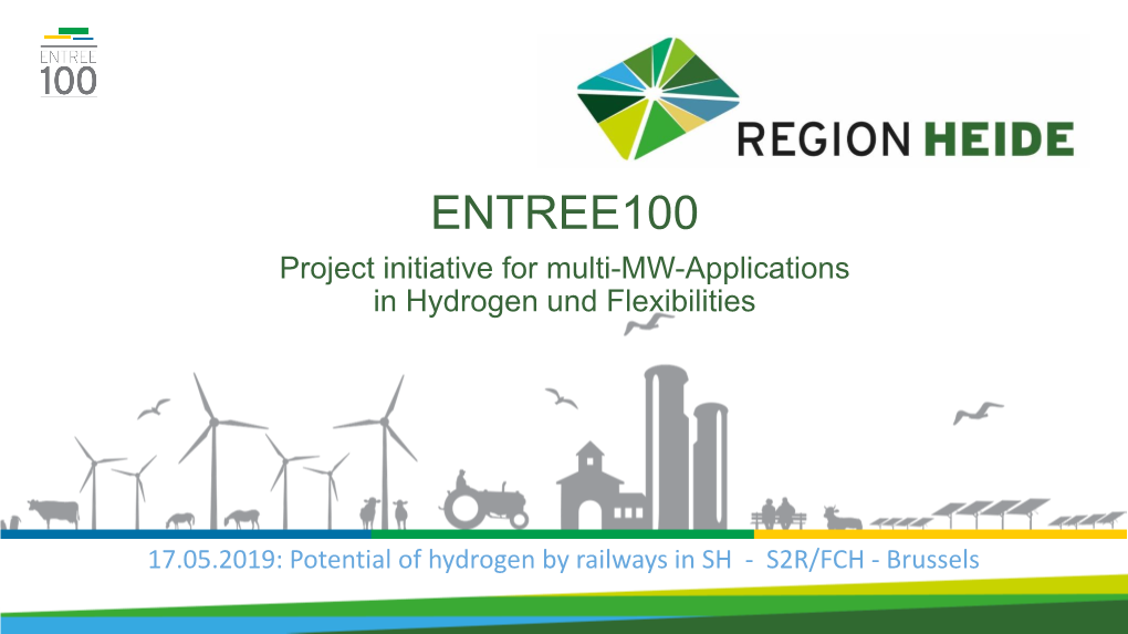 ENTREE100 Project Initiative for Multi-MW-Applications in Hydrogen Und Flexibilities