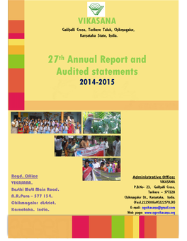 27Th Annual Report and Audited Statements