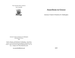 Anarchism in Greece