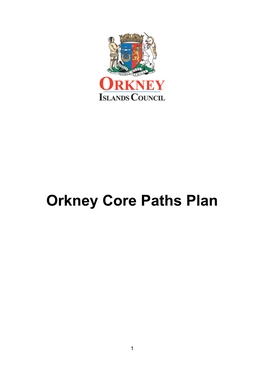 Orkney Core Paths Plan