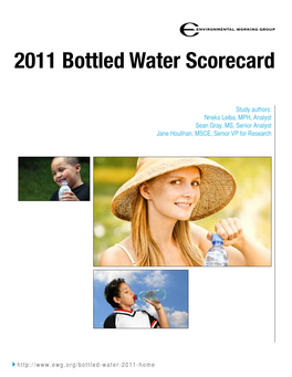 2011 Bottled Water Scorecard