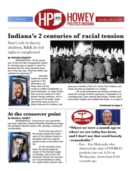 Indiana's 2 Centuries of Racial Tension