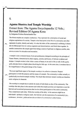 Revised Edition Ofagama Kosa by Saligrama Krishna Ramachandra Rao