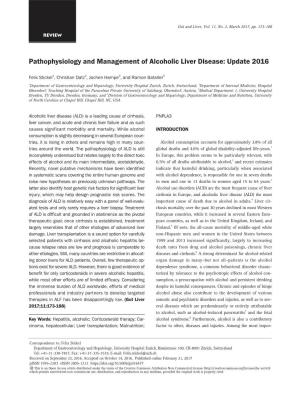 Pathophysiology and Management of Alcoholic Liver Disease: Update 2016