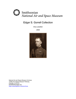 Edgar S. Gorrell Collection