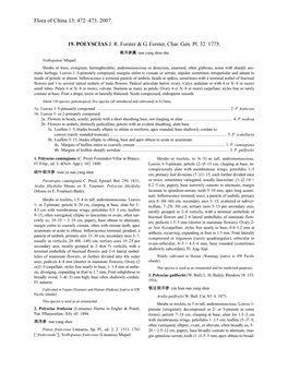 Flora of China 13: 472–473. 2007. 19. POLYSCIAS J. R. Forster & G